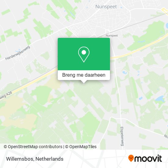 Willemsbos kaart