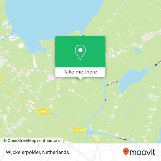 Wijckelerpolder kaart