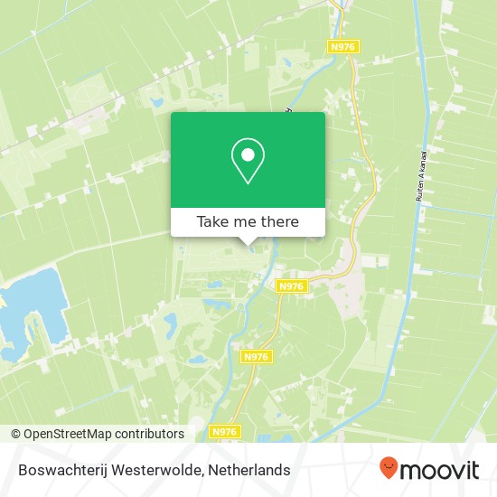 Boswachterij Westerwolde kaart