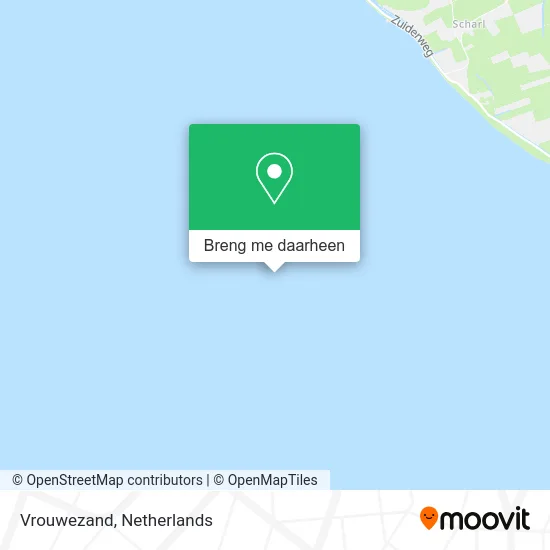 Vrouwezand kaart