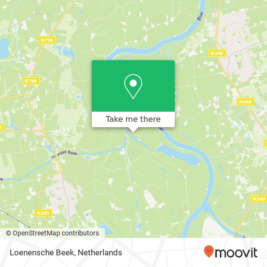 Loenensche Beek kaart