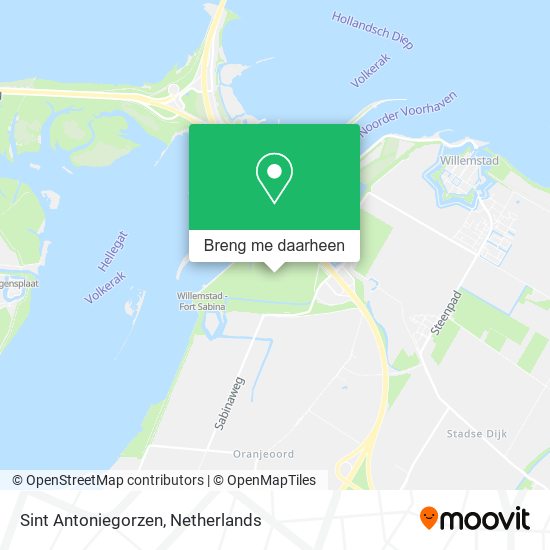 Sint Antoniegorzen kaart