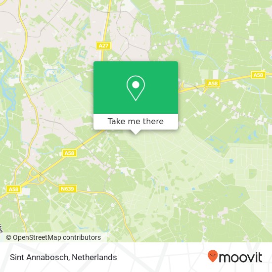 Sint Annabosch kaart