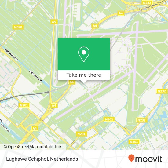 Lughawe Schiphol kaart