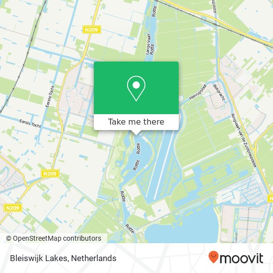 Bleiswijk Lakes kaart