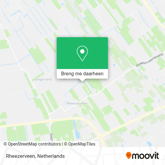 Rheezerveen kaart