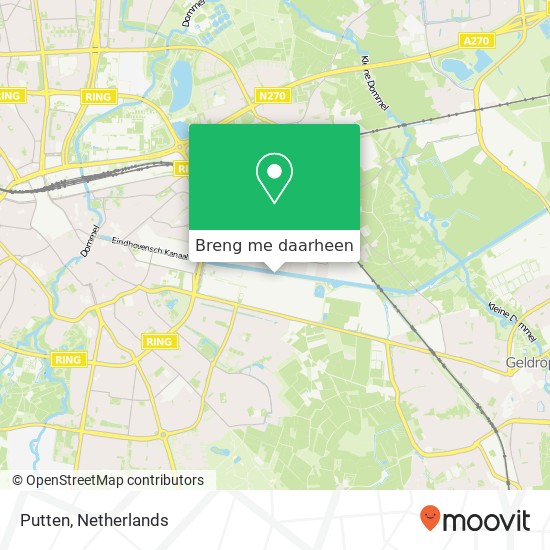 Putten kaart