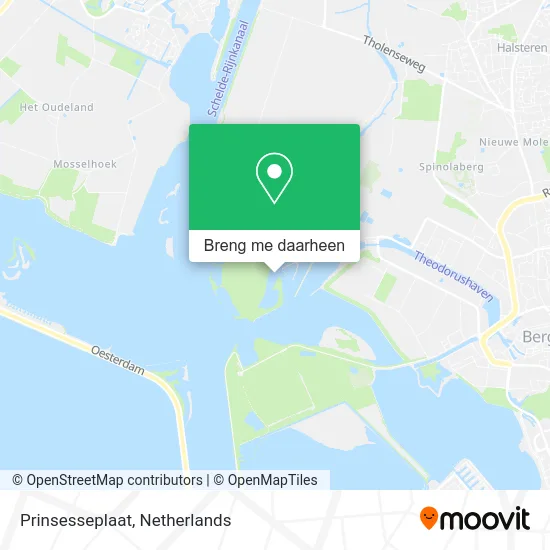 Prinsesseplaat kaart