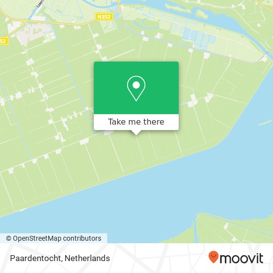 Paardentocht kaart