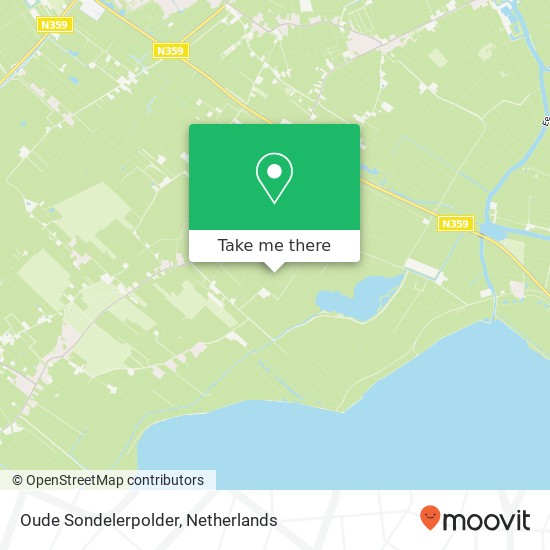 Oude Sondelerpolder kaart