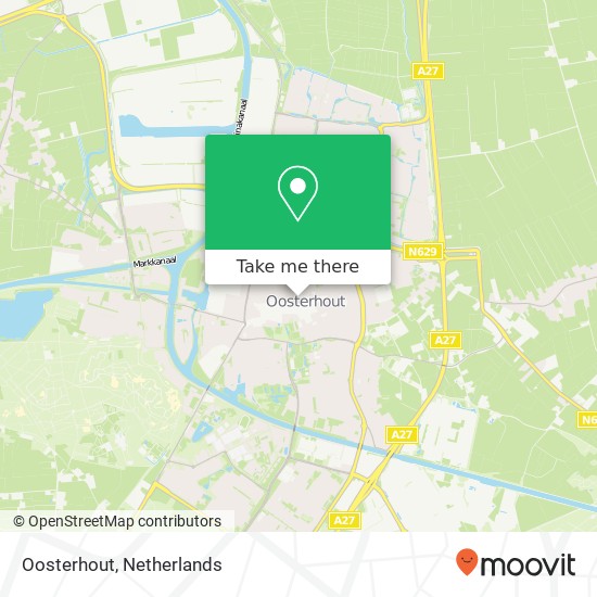 Oosterhout kaart