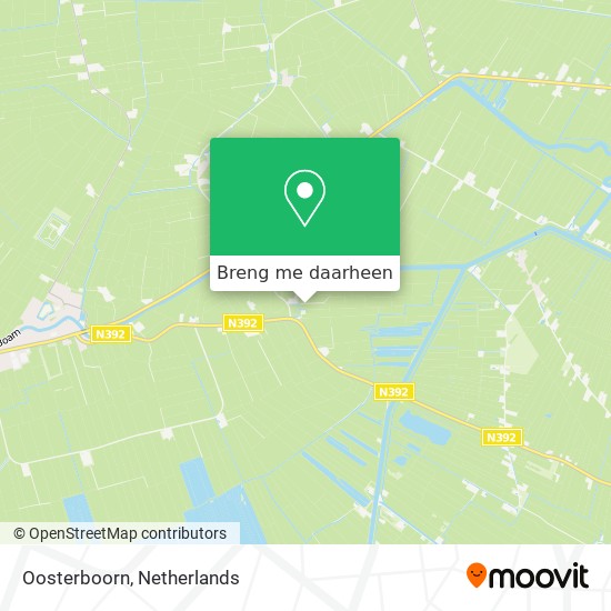 Oosterboorn kaart