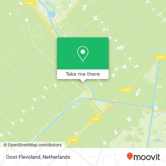 Oost-Flevoland kaart
