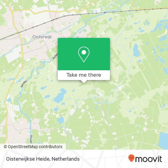 Oisterwijkse Heide kaart