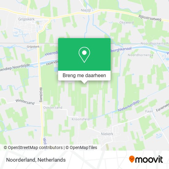 Noorderland kaart