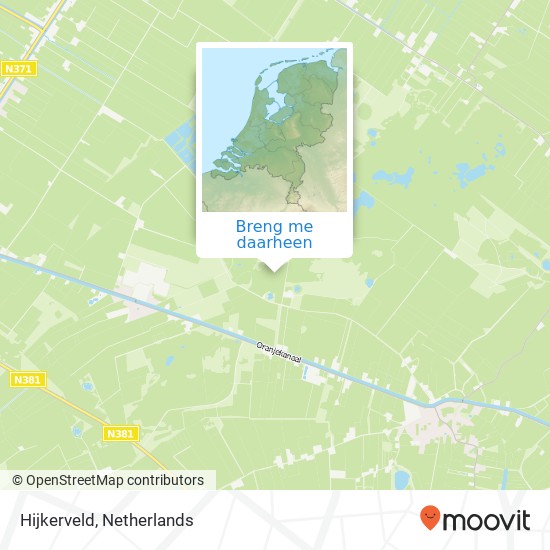 Hijkerveld kaart