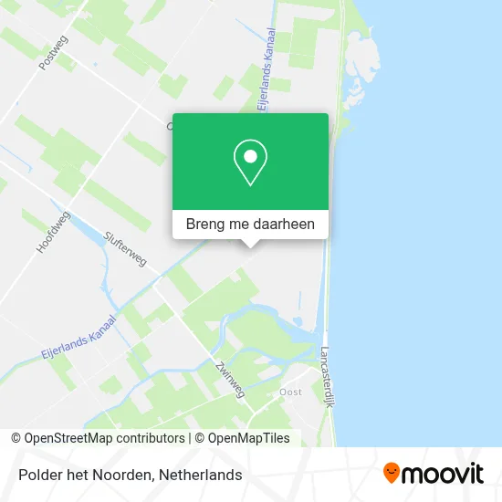 Polder het Noorden kaart