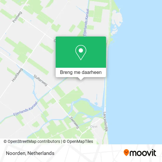 Noorden kaart