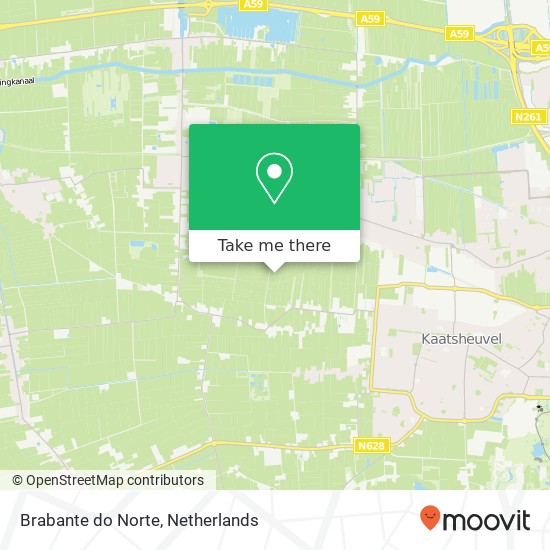 Brabante do Norte kaart
