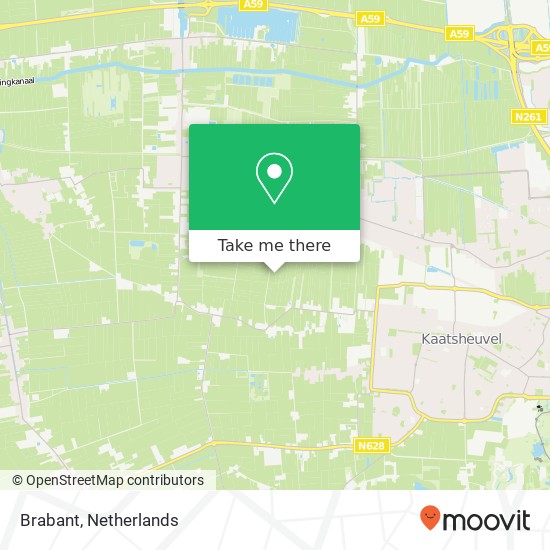 Brabant kaart
