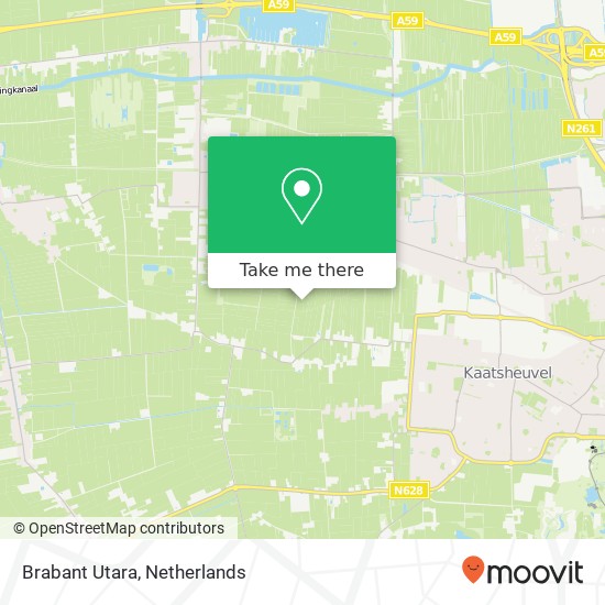 Brabant Utara kaart