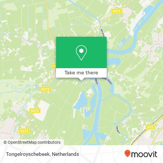 Tongelroyschebeek kaart