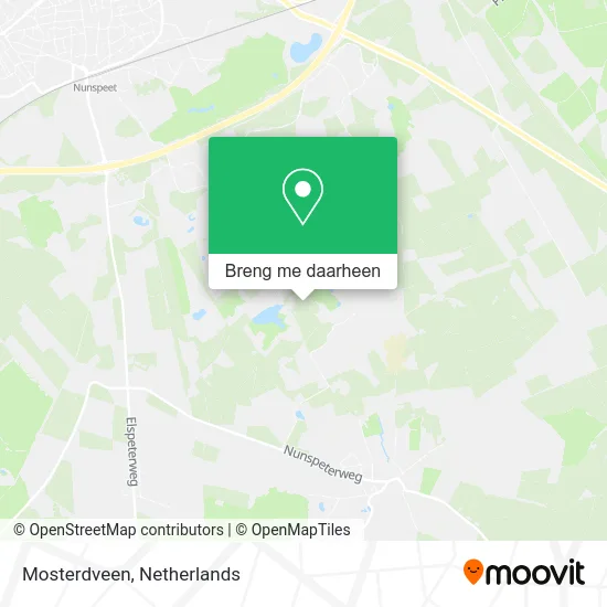 Mosterdveen kaart