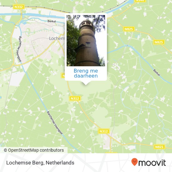 Lochemse Berg kaart