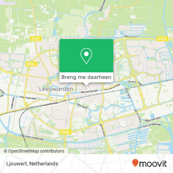 Ljouwert kaart
