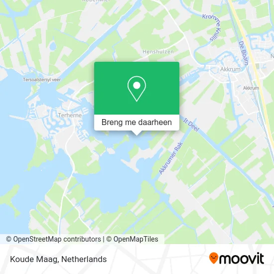 Koude Maag kaart