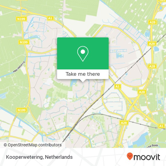 Kooperwetering kaart