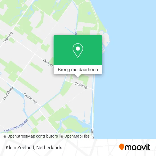 Klein Zeeland kaart