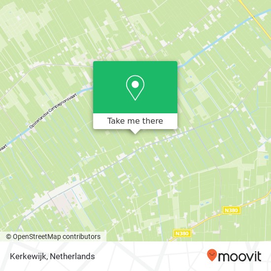 Kerkewijk kaart