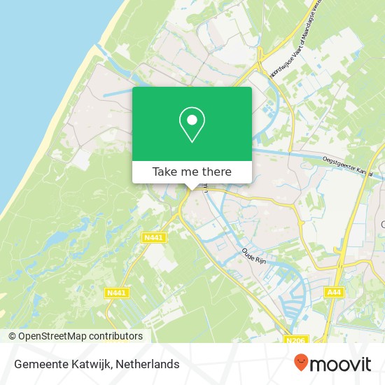 Gemeente Katwijk kaart