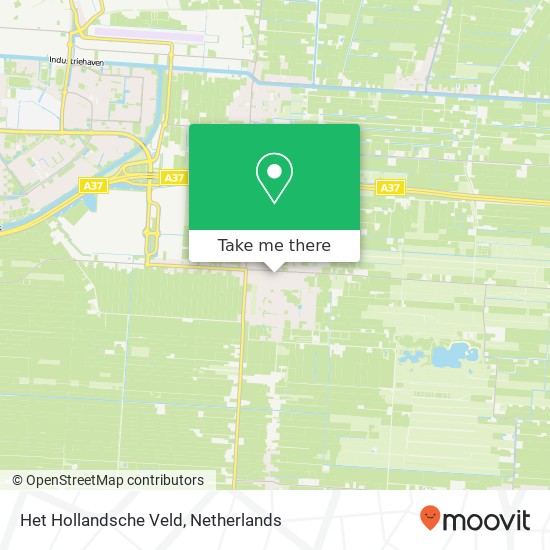 Het Hollandsche Veld kaart