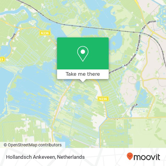 Hollandsch Ankeveen kaart