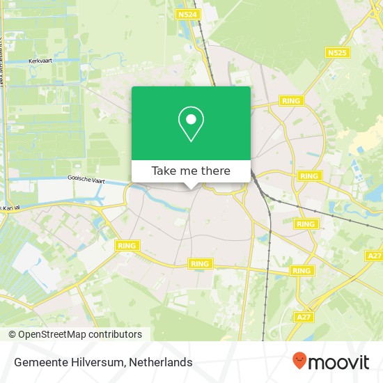 Gemeente Hilversum kaart