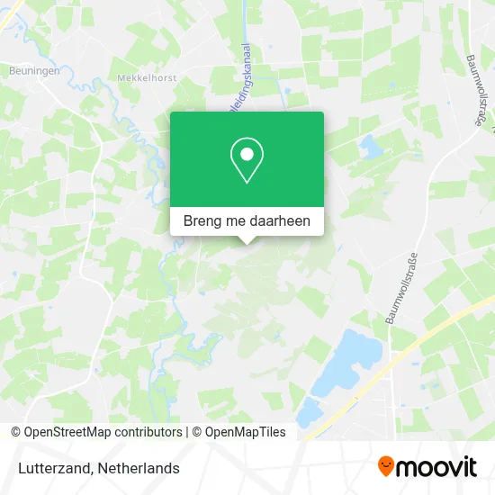 Lutterzand kaart