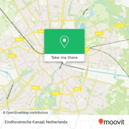 Eindhovensche Kanaal kaart