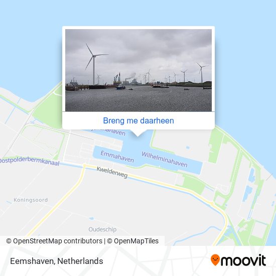 Eemshaven kaart