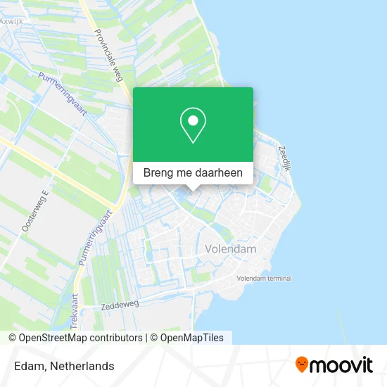 Edam kaart