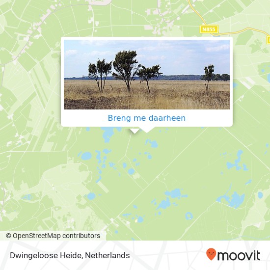 Dwingeloose Heide kaart