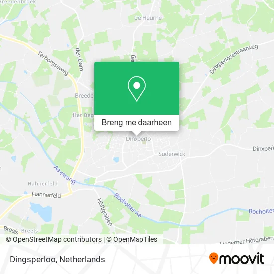 Dingsperloo kaart