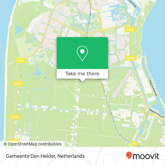 Gemeente Den Helder kaart