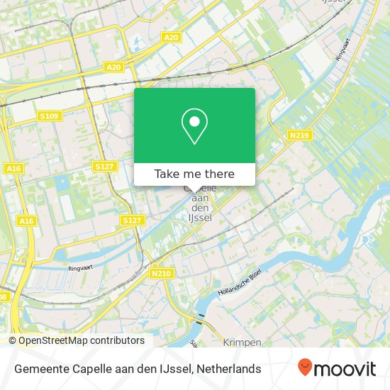 Gemeente Capelle aan den IJssel kaart