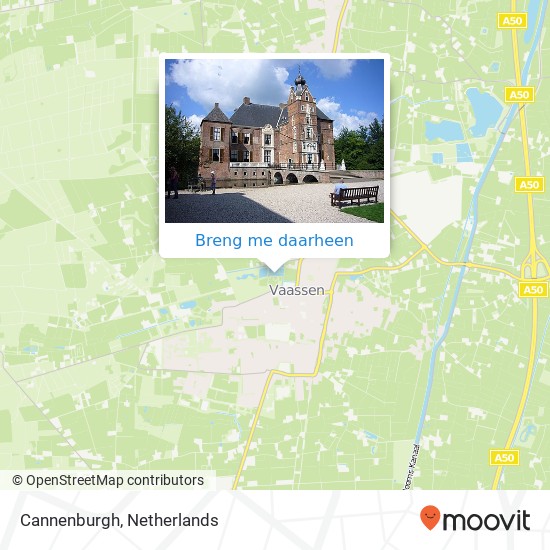 Cannenburgh kaart