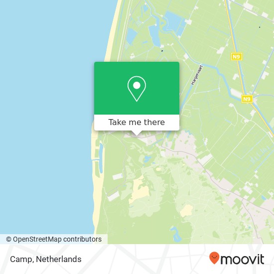 Camp kaart