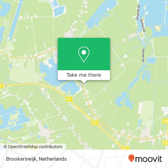 Brookerswijk kaart