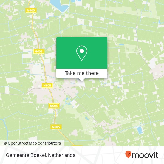 Gemeente Boekel kaart