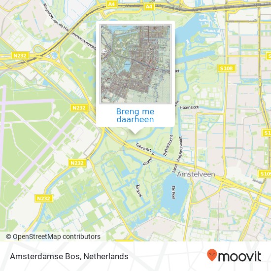 Amsterdamse Bos kaart